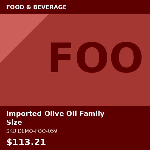 Imported Olive Oil Family Size