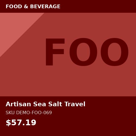[DEMO-FOO-069] Artisan Sea Salt Travel