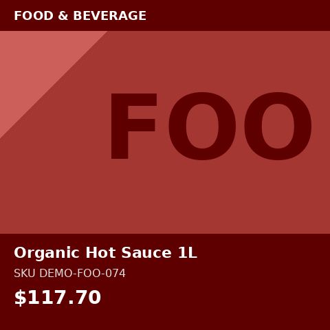 Organic Hot Sauce 1L