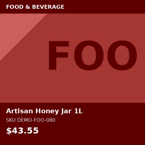 Artisan Honey Jar 1L