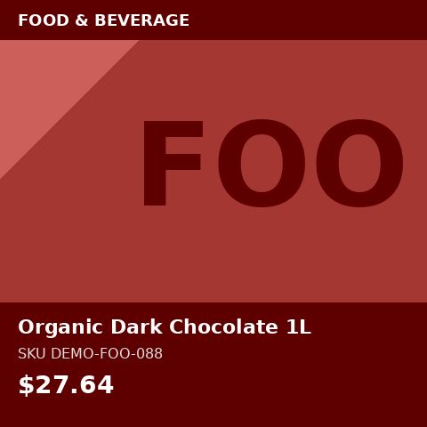Organic Dark Chocolate 1L