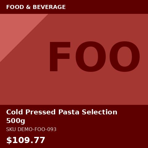 Cold Pressed Pasta Selection 500g